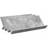  Polica za časopise s policom Betonska siva 90 x 53 x 28,5 cm | Eponuda.com