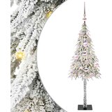  Božićno drvce s 150 LED svjetlima Bijelo 120 cm PE i čelik | shoptok.hr