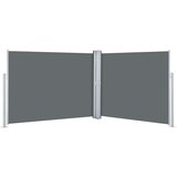  Uvlačiva bočna tenda 140 x 1000 cm antracit | shoptok.hr