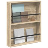  Polica za časopise s policom Zidne Sonoma hrast 60 x 12 x 70 cm | shoptok.hr