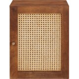vidaXL kopalniška omarica s polico s shranjevanjem z vrati rjava 38 x 33.5 x 48 cm | Shoptok.si