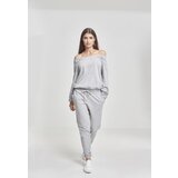 Urban Classics Ladies Cold Shoulder Terry Jumpsuit grey | Shoptok.si