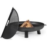 COOKKING Vrtno kurišče BALI Ø100 cm s polkrožno žar ploščo in rešetko 98 cm | Shoptok.si
