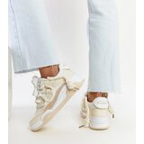Gemre Beige sneakers with fabric inserts Melilot | Shoptok.si