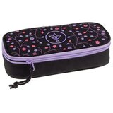 Ars Una purple flowers zaobljena pernica za tinejdžere 21 cm | shoptok.hr