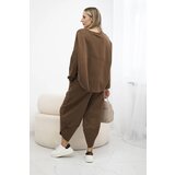 Kesi Włoski Set Punto Milano Winter sweatshirt + pants chocolate | shoptok.hr