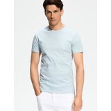 Reserved usko pamučna majica - bljedotirkizno | shoptok.hr