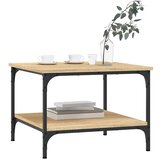  Stolić za kavu boja hrasta 55x55x40 cm konstruirano drvo Smeđa 55 x 55 x 40 cm | shoptok.hr