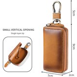 INF Usnjen etui za ključe avtomobila s prozornim okencem, tanek enoslojni vertikalni dizajn Model 3, (21746104) | Shoptok.si