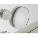 Mauro Ferretti Stensko ogledalo z lučjo/s polico 55x43 cm Hollywood – | Shoptok.si