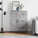 vidaXL Komoda siva boja betona 69 5x34x90 cm od konstruiranog drva | shoptok.hr