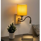  Brilagi - LED zidna lampa NUBILA WOOD 1xE27/25W/230V + LED/3W hrast/crna/žuta | Eponuda.com