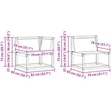  Set vanjskih sofa 8 pcs Bijela i svjetlosiva | shoptok.hr