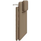  Jastuk za uzglavlje boja cappuccina 80 cm od umjetne kože | shoptok.hr