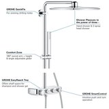 Grohe euphoria smartcontrol sistem 310 cube duo termostatski tuš sistem 26508000 | Eponuda.com