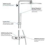 Grohe komplet za prho s termostatsko armaturo Euphoria Smart | Shoptok.si