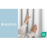 Restilo CARLI curtain, colour white, plain, classic style, ties 25 x 1.5 cm, fabric type Oxford, 140 x 250 cm | shoptok.hr