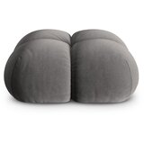 Cosmopolitan Design Siv žameten tabure Loretto – | Shoptok.si