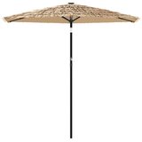  Vrtni suncobran s čeličnom šipkom smeđi 268x268x226 cm | shoptok.hr