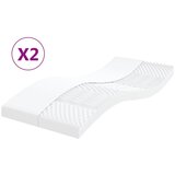  The Living Store Vzmetnica iz pene 2 kosa bela 100x200 cm 7-conska trdota 20 ILD - Vzmetnice Iz Pene, (21499501) Cene