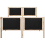  Konstrukcija postelje z vzglavjem Črna 120 x 190 cm blago, (5000084172) | Shoptok.si