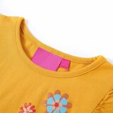  Dječja majica dugih rukava tamna oker boja 104 | shoptok.hr