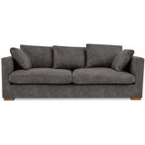 Scandic Antracitno siva sedežna garnitura 220 cm Comfy – Cene