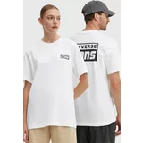 Converse Bombažna kratka majica bela barva, 10021134-A27