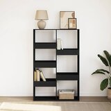  Regal za knjige crni 100x33x155,5 cm od konstruiranog drva | shoptok.hr