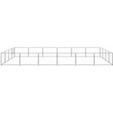  Kavez za pse srebrni 24 m² čelični | shoptok.hr