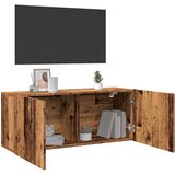 vidaXL Stenska TV omarica starinski les 100x30x41 cm Cene