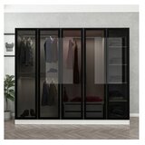 Hanah home kale - 6662 whiteblack wardrobe | Eponuda.com