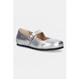 Birkenstock Balerinke Santa Clarita Srebrna | Shoptok.si