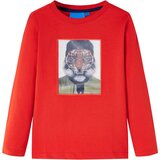 vidaXL Dječja majica dugih rukava crvena 128 | shoptok.hr