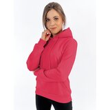 DStreet Bluza damska BASIC z kapturem różowa | shoptok.hr