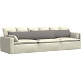  Jastučići za sofu 2 pcs Sivo-smeđa 200 x 40 cm tkanina | shoptok.hr