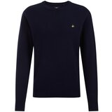 WE Fashion Pulover temno modra / rumena / črna | Shoptok.si