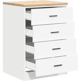  Garažni ormar za odlaganje bijeli 60x51x85 cm masivne borovine | Eponuda.ba