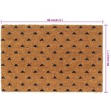  Otirač prirodni 40x60 cm čupavi od kokosovih vlakana | shoptok.hr