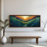 WALLXPERT FAH027-150 Multicolor Decorative Framed MDF Painting | Eponuda.com