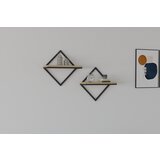 Hanah home Sezo - Sapphire Oak Sapphire Oak Wall Shelf Cene