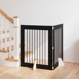 Vrata za pse s postoljem 2 pcs Crni hrast 80 x 100 cm | shoptok.hr