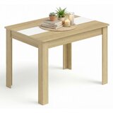MID.YOU JEDILNA MIZA, bela, medeni hrast | Shoptok.si