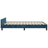  Okvir kreveta bez madraca tamnoplavi 120 x 200 cm baršunasti | shoptok.hr
