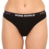 Mons Royale Women's thong merino black (100311-1015-001) Cene