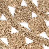  Ručno rađeni pleteni tepih od jute 210 cm | shoptok.hr