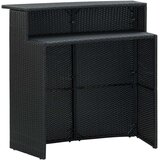  4-dijelni vrtni barski set s jastucima crni | shoptok.hr