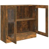  Vitrina boja dimljenog hrasta 82,5x30,5x80 cm konstruirano drvo | shoptok.hr