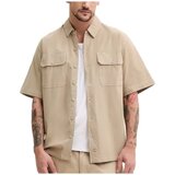 Dickies Srajce z dolgimi rokavi RIVERBEND WORK SHIRT Kostanjeva cene