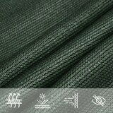 vidaXL Jedro protiv sunca 160 g/m² tamnozeleno 3,6 x 3,6 x 3,6 m HDPE | shoptok.hr